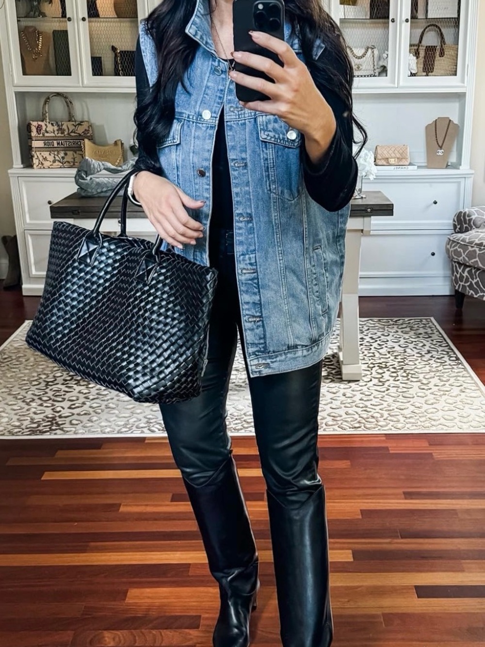 Universal Thread Blue Denim Sleeveless Jacket Vest